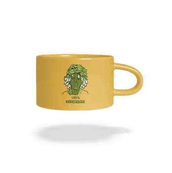 Bastard 100% vegetarián hrnek makronka Yellow Macaron