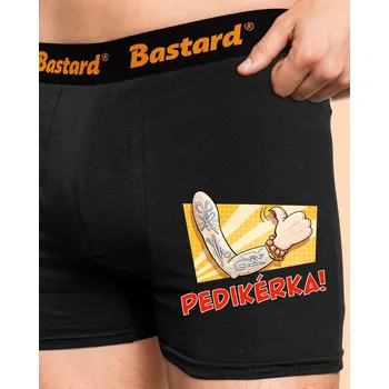 Trenýrky Bastard Pedikérka boxerky Black