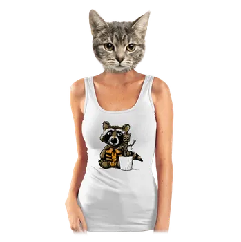 Bastard Strážci galaxie dámské tílko klasické White