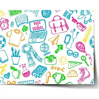 Plakát Sablio Plakát Barevná škola - 90x60 cm