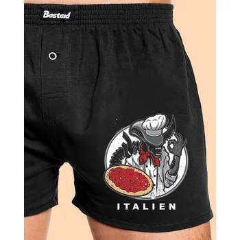 Trenýrky Bastard Italien pánské trenky Black