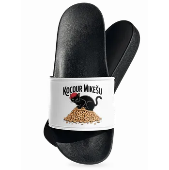 Pánské pantofle Bastard Kocour Mikešu pantofle White