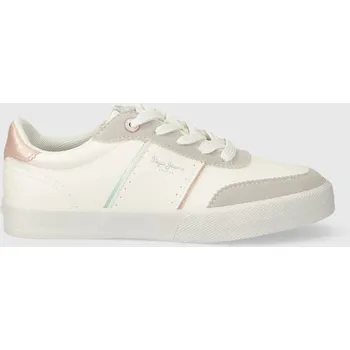 Chlapecká obuv Dětské sneakers boty Pepe Jeans KENTON ORIGIN G bílá barva PGS30602 00X, EUR 36
