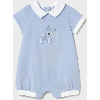 Dětské bavlněné dupačky Mayoral Newborn 1708 1708.1F.Newborn.PPYH modrá 50X, vel. 75