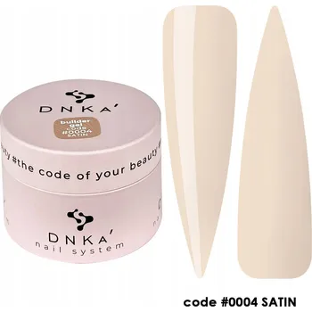Lak na nehty DNKA BUILDER GEL UV/LED - STAVEBNÍ GEL PRO MODELÁŽ - SATIN 0004 - 30ML