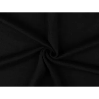 Svetrovina / úplet hladký s podílem viskózy, střední, 4 (069) černá