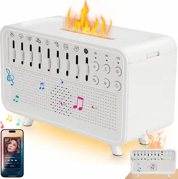 Lampička ZVHLČOVAČ VZDUCHU NOČNÍ LAMPA ULTRASONICKÝ NOČNÍ LAMPA S REPRODUKTOREM