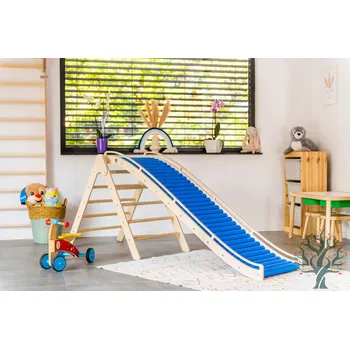 Hra na zahradu Rollerová skluzavka Vlna - Domácí Dětské Hřiště, dřevěné hračky