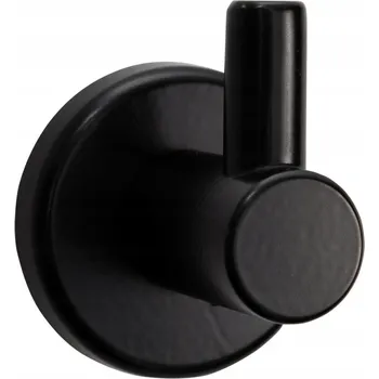 Věšák Jednoduchý věšák "nosorožec" ocel matná černá