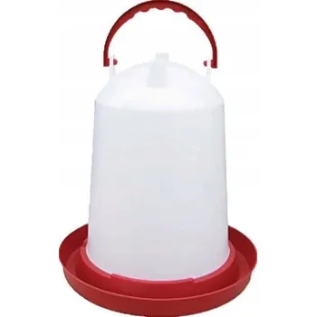 Krmítko pro ptáka Napáječka pro drůbež 10L se šroubovacím uzávěrem a držadlem