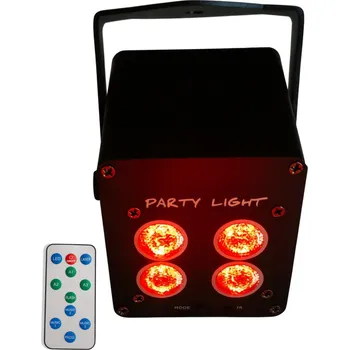 Studiové světlo Light4Me ACCU 4x3W LED PAR