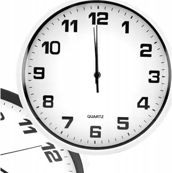 Hodiny Nástěnné hodiny GN Home bílé 30 cm