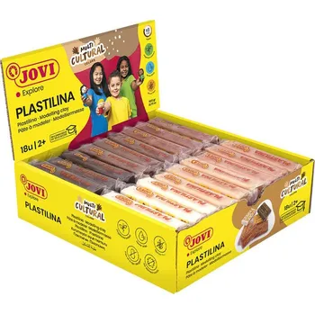 Modelovací hmota Jovi Plastilina Dětská modelovací hmota Body 18 x 50 g
