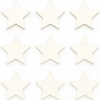 Vánoční dekorace Vánoční ozdoby HVĚZDA Věnec DEKORACE DIY 3cm 10 kusů