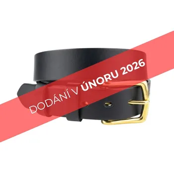 Opasek Kožedělník Goldie opasek - černý Dámský kožený opasek