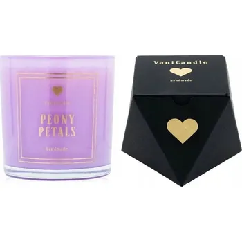 Svíčka Sójová vonná svíčka Květiny Pivoňky PEONY PETALS 180g VaniCandle