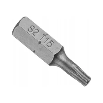 Bit Bity do šroubováku TORX TX 15 magnetické ocel S2 Wkręt-met 2 ks