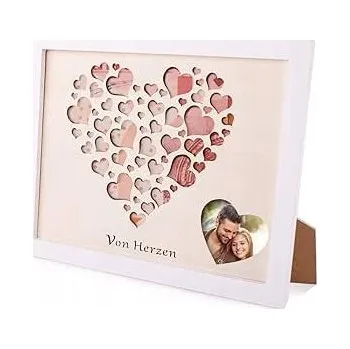 Obraz Rámeček ve tvaru srdce, svatba dárek na Valentýna