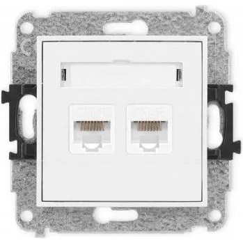 Elektrická zásuvka Elektrická Zásuvka Karlik bílá