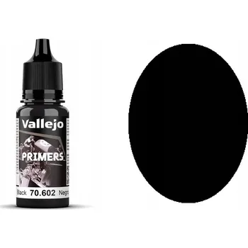Modelářská barva Černý základový nátěr Vallejo 70602 Surface Primer Black 18 ml (24H)