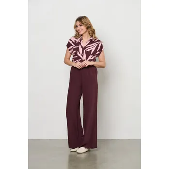 Dámské kalhoty Dámské kalhoty &Co Woman PA366/AUBERGINE Velikost: XS