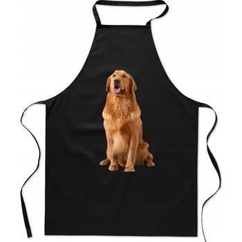 Kuchyňská zástěra Kuchyňská Zástěra Zlatý Retriever Krásný Potisk Skvělý Dárek Módní