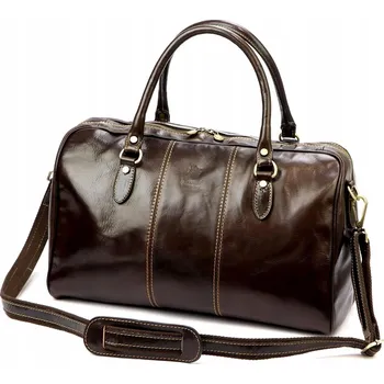 Velká dámská cestovní víkendová taška z přírodní kůže Gregorio