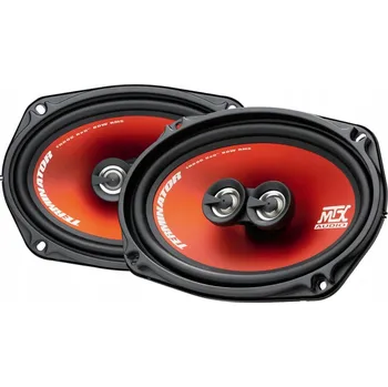 Reproduktor do auta Třípásmové reproduktory do auta MTX AUDIO TR69C 6x9 palců, RMS výkon 80 W