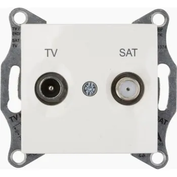 Elektrická zásuvka Anténní zásuvka nástěnná Schneider Electric béžová