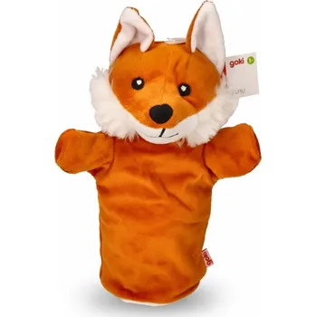 plyšák LIŠKA LIŠKA, SAMETOVÁ RUČNÍ MAŇÁTKA, MARIONETA HRAČKA PLYŠÁK