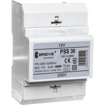 Transformátor Transformátor Breve 230 V IP20 2,5 A