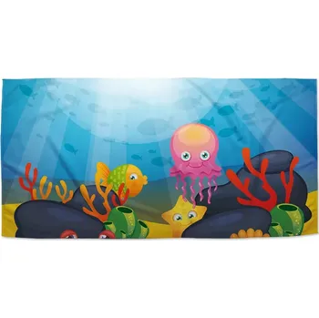 Osuška Sablio Ručník Podmořský svět - 50x100 cm