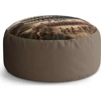 Taburet Sablio Taburet Circle Řím Koloseum Legie: 38x48 cm