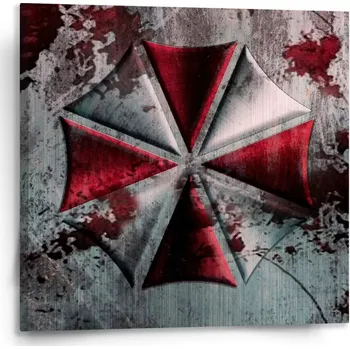 Obraz Sablio Obraz Resident Evil Umbrella Corporation Steel - 110x110 cm