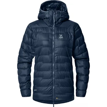 Dámská péřová bunda Haglöfs ROC Flash Down hood - tmavě modrá Velikost: S