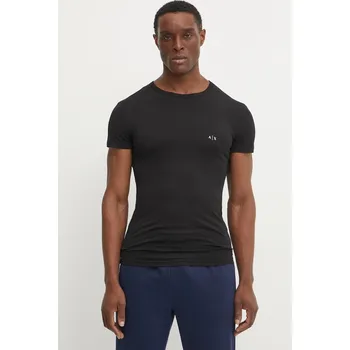 Pánské tričko Tričko Armani Exchange 2-pack černá barva, 956005 CC282 NOS 956005.CC282 99X, vel. XL