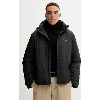 Péřová bunda Calvin Klein černá barva, zimní, LV04LD535G 99X, vel. M