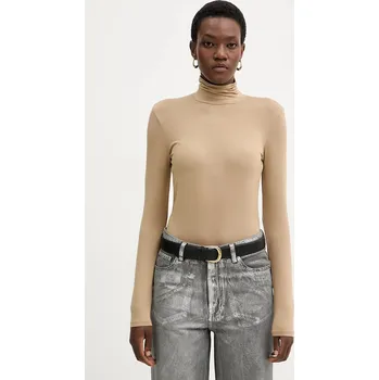 Pánská móda Tričko s dlouhým rukávem Weekend Max Mara MULTIF 2525946022600 béžová 80B, vel. L