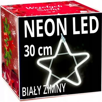 Vánoční dekorace hvězda 30 cm