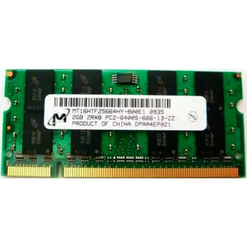 Operační paměť Micron SODIMM DDR2 2GB 800MHz CL6 MT16HTF25664HY-800E1