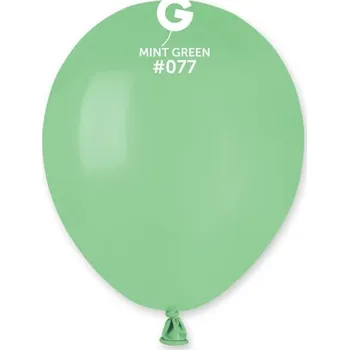 Balónek Pastelové balónky zelené mátové #077 12 cm 3 ks Gemar