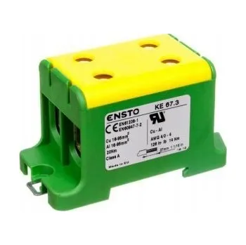 Svorka rozdělovací žluto/zelená Al/Cu 16-95 mm2