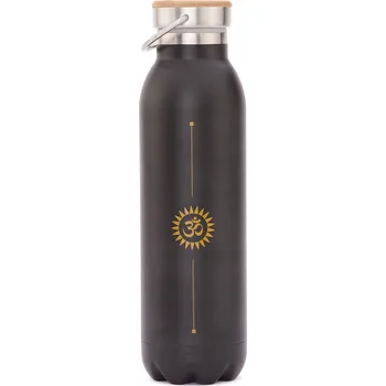 Termoska Termoláhev Bodhi 600 ml nerezová ocel, vzor OM, matná černá