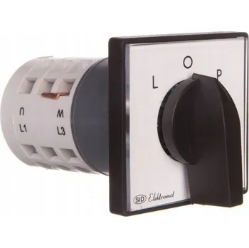 vypínač Vačkový spínač L-0-P 3P 25A IP65 Oblouk E25-42