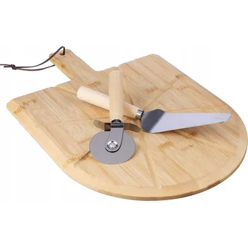 Kuchyňské prkénko Elegantní velká sada na servírování pizzy – prkénko + příslušenství