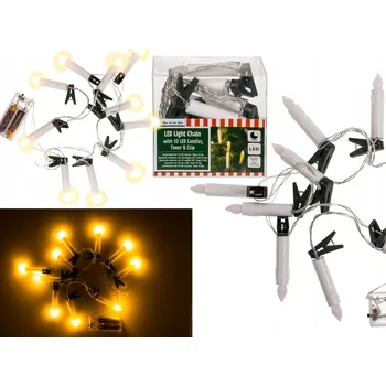 Vánoční dekorace Světelný řetěz Out of The Blue 300 cm na baterie, vícebarevný