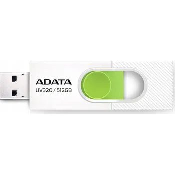USB flash disk Flash disk ADATA AUV320-512G-RWHGN 512 GB USB 3.2 bílý
