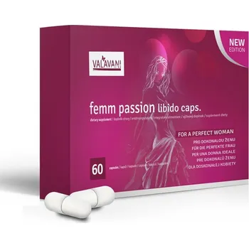 Tablety na zvýšení libida Femm Passion libido caps. 60 kapslí