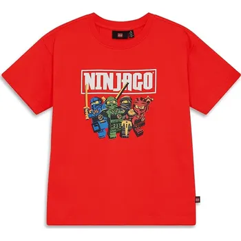Dětské bavlněné tričko Lego LWTAFFY 621 11011249 červená 33X, vel. 146