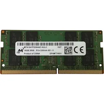 Micron DDR4 3200MHz 16GB SODIMM CL22 MTA16ATF2G64HZ-3G2J1